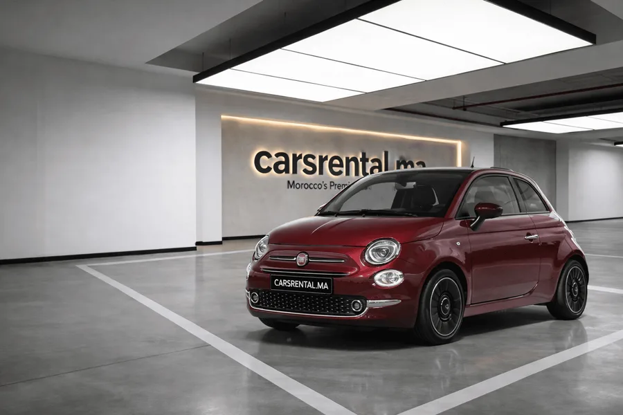 Fiat 500 city car for Morocco rentals